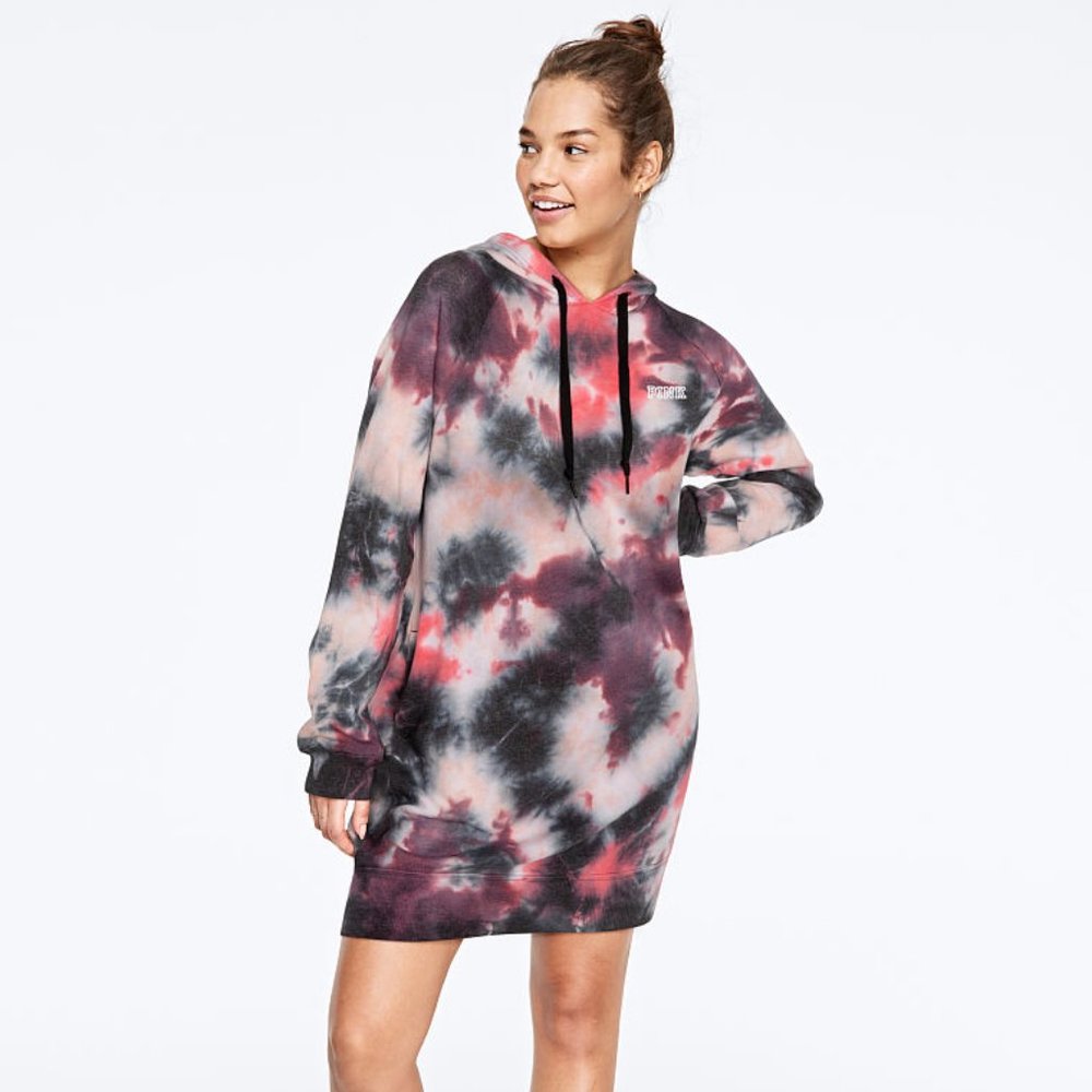 Victoria's Secret Pink Sweatshirt Dress - Picture 2 of 3